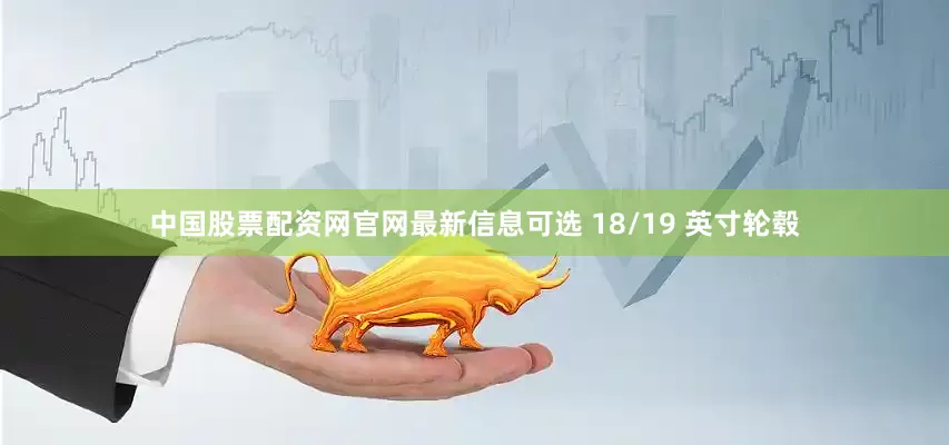 中国股票配资网官网最新信息可选 18/19 英寸轮毂